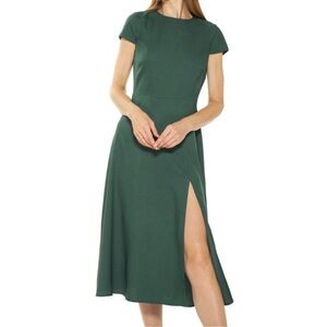 Alexia Admor Forest Green Midi Dress